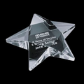 Pentagon Star Optical Crystal Paperweight